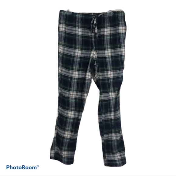 J Crew Plaid Sleep Pants Large - Picture 1 of 8
